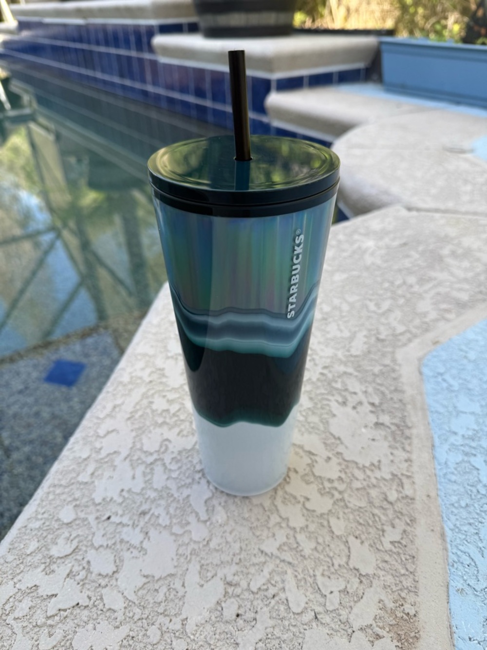 Blue&White Tumbler Cup🤍